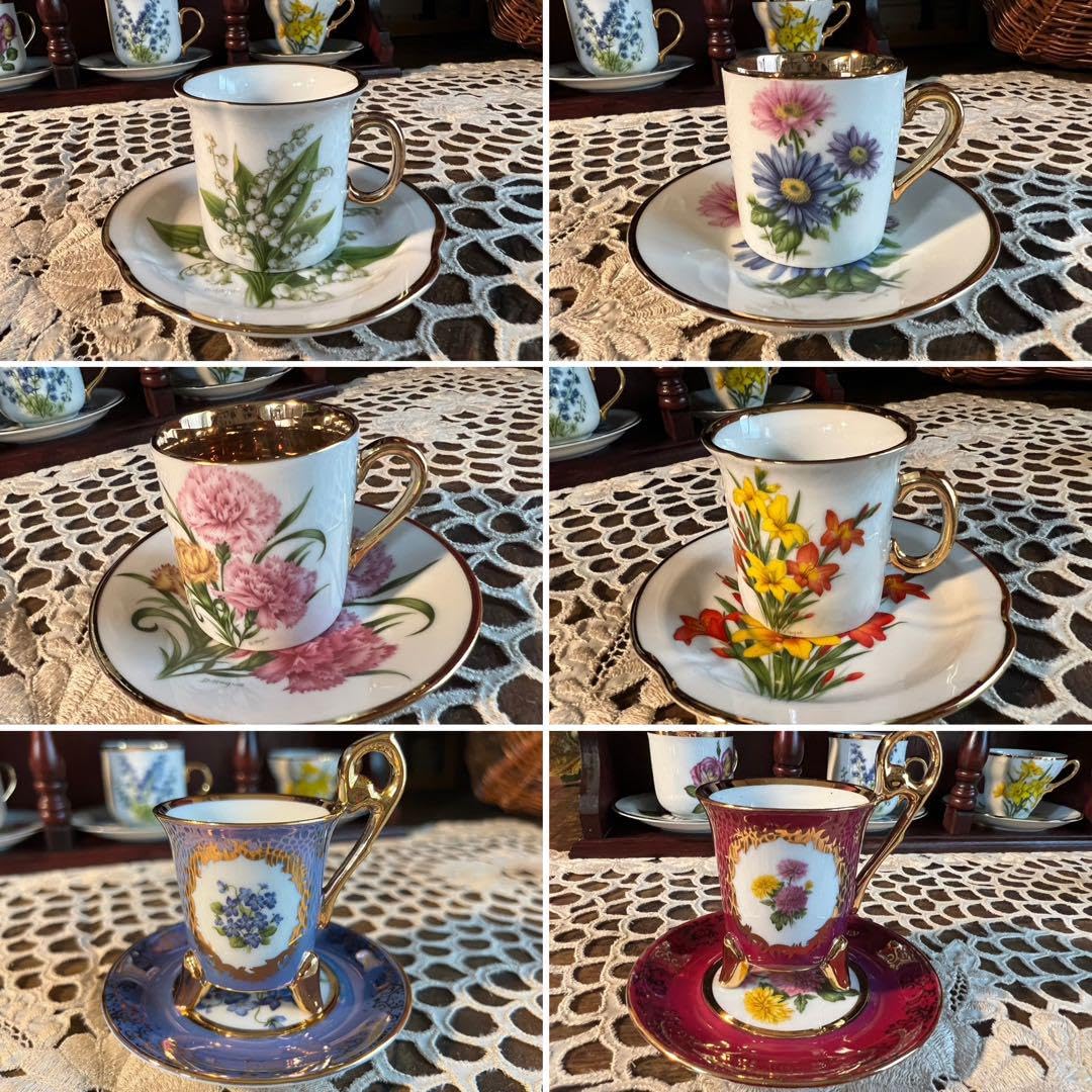 Amazon.co.jp: カップボード カップ&ソーサー セット アンティーク